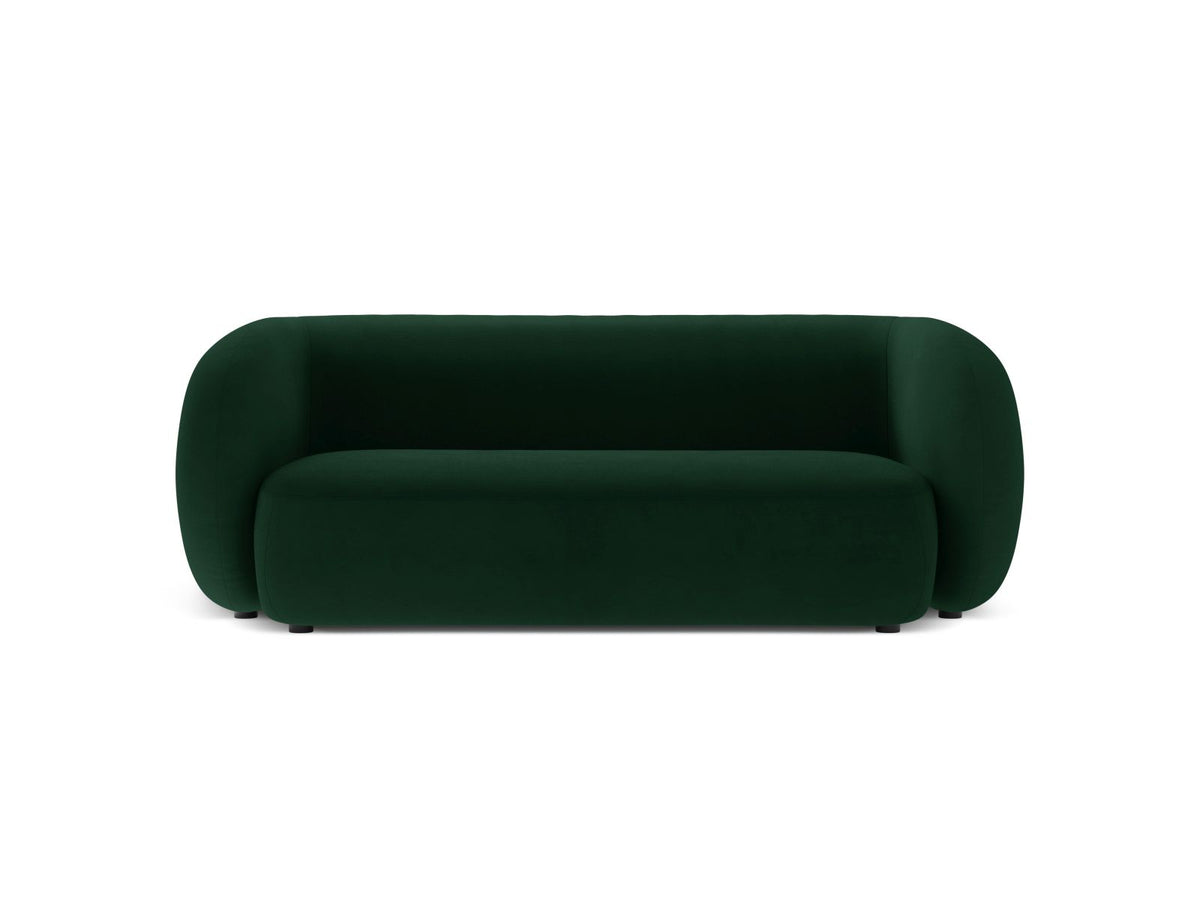 Divano Modulare in Velluto, "Kate", 2 Posti, 183x99x76 - Verde Bottiglia
