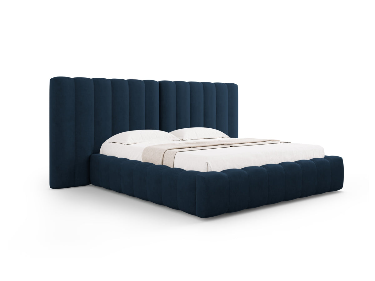 Letto contenitore con testiera doppia, "Kelp", 230x250x100
