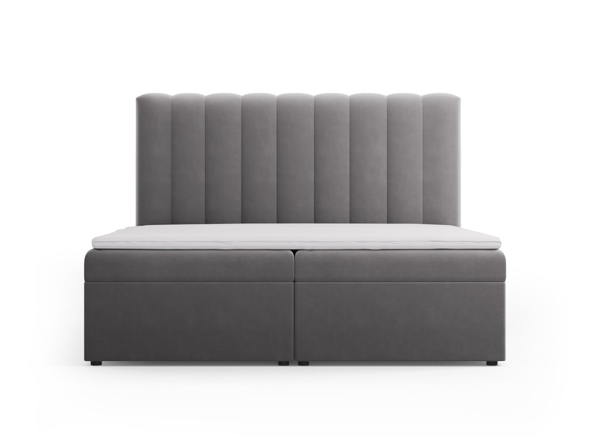 Letto: testiera + molle/materasso + coprimaterasso, "Kelp", 210x180x125