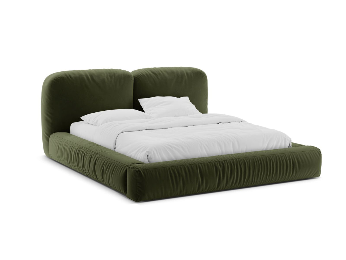 Letto Contenitore con Testata Martina - Verde 160x200