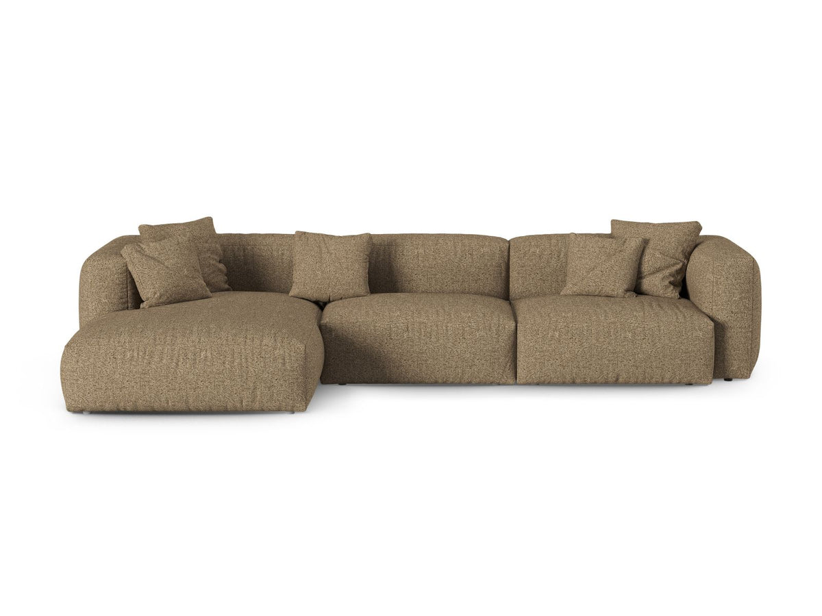 Divano Angolare Componibile XL Martina Seduta Profonda, 3 Posti, 176x330x75