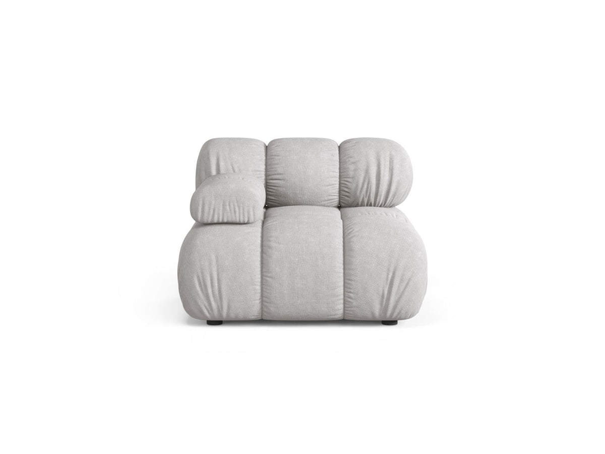 Modulo Sinistro, "Bellis", 1 Posto, 94x94x70 - Grigio Chiaro