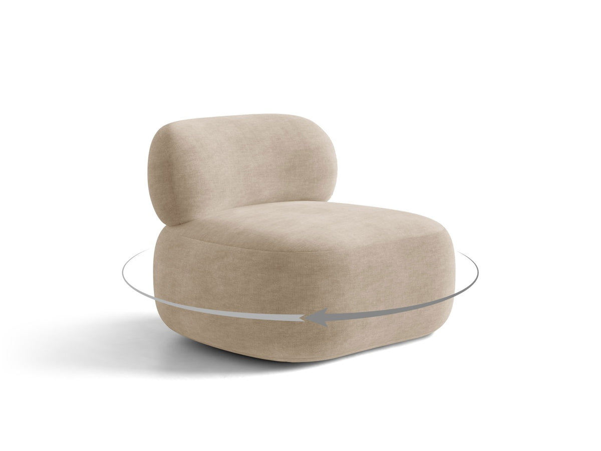 Poltrona Girevole Aura, 1 Posto, 91x84x73