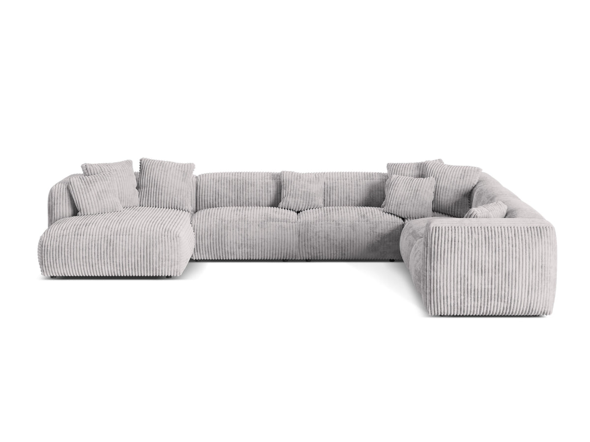 Divano Angolare Componibile XL Martina, 6 Posti, 316x406x75