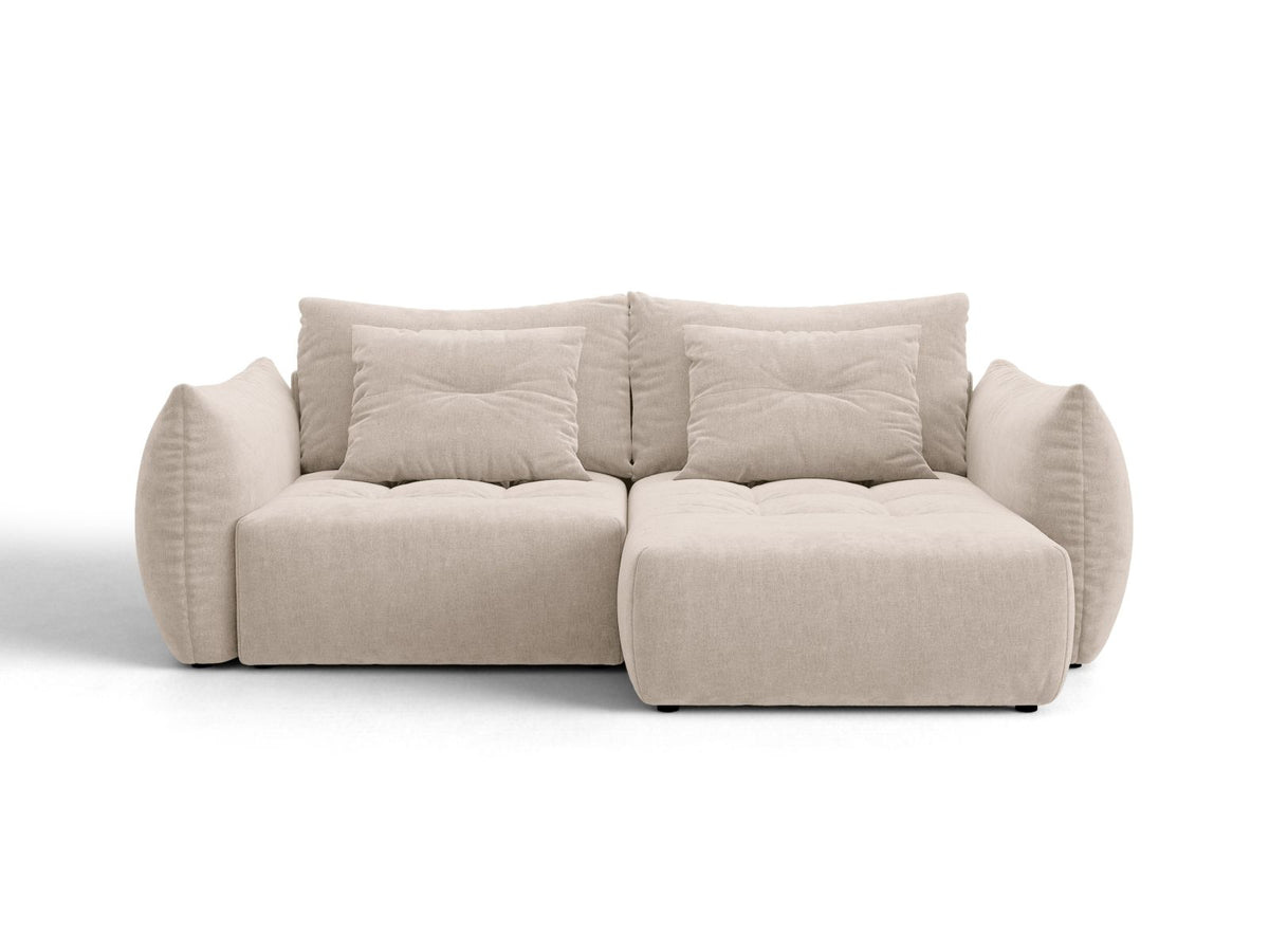 Divano Letto Angolare Componibile con Contenitore Bloom, 3 Posti, 152x250x87