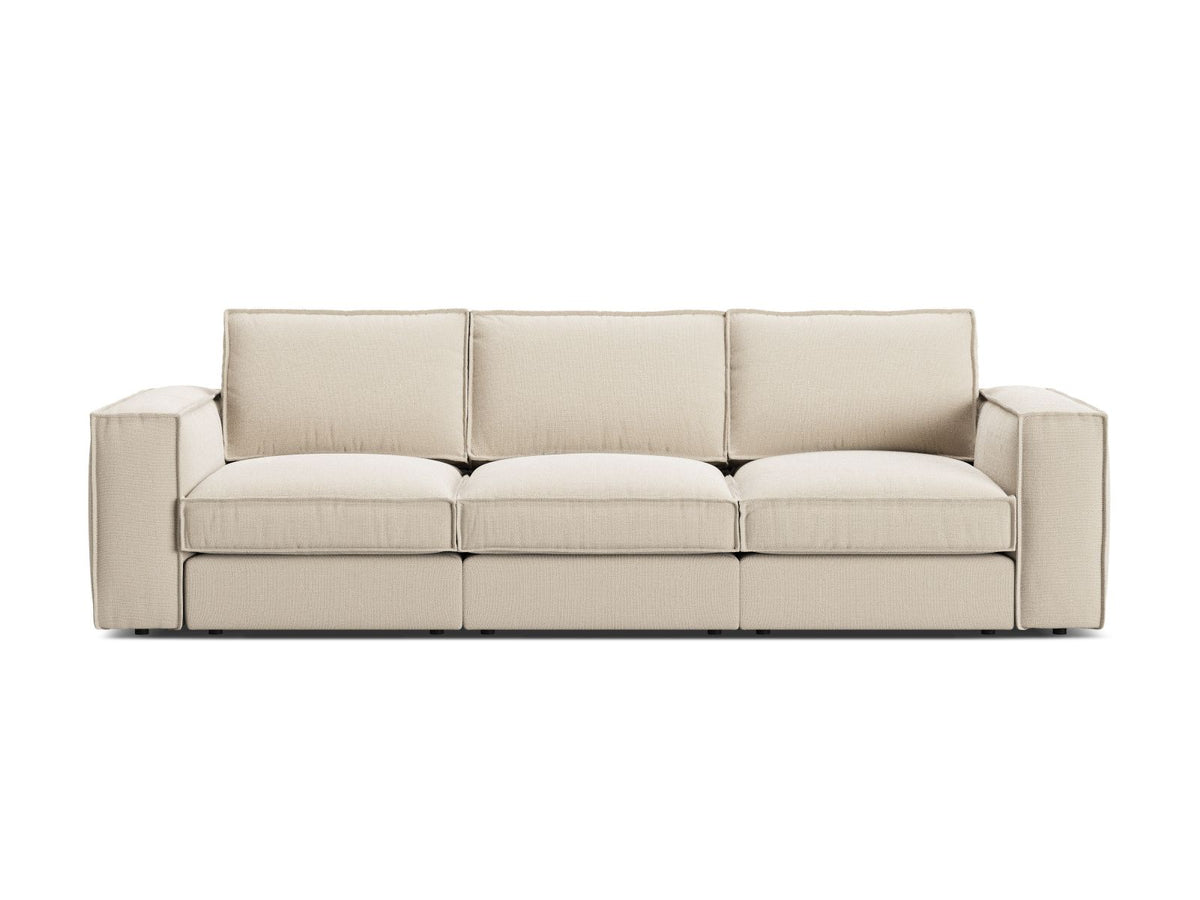 Divano Modulare, "Pola", 4 Posti, 284x103x88 - Beige
