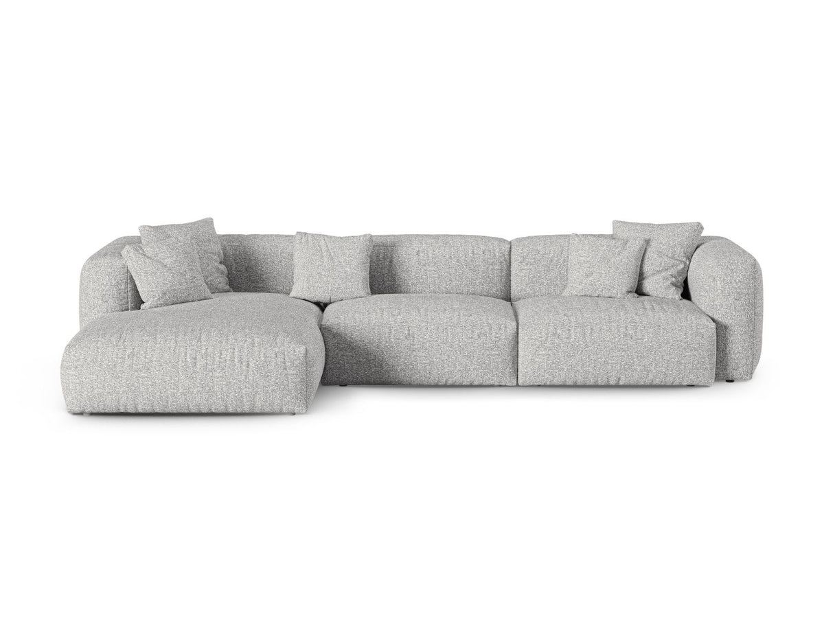 Divano Angolare Componibile XL Martina Seduta Profonda, 3 Posti, 176x330x75
