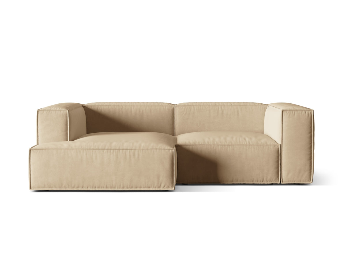 Divano Angolare Componibile Nuria, 3 Posti, 147x252x72