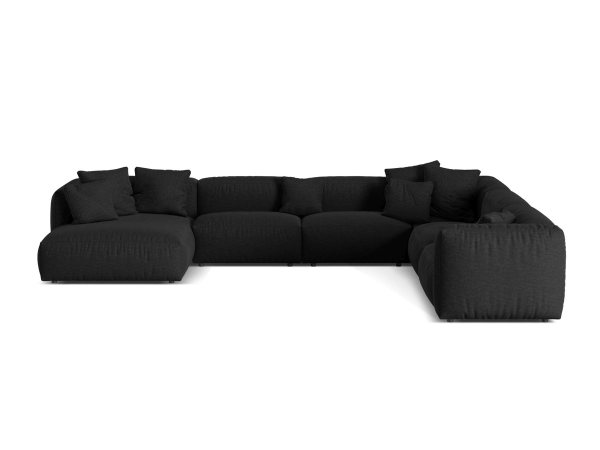 Divano Angolare Componibile XL Martina, 6 Posti, 316x406x75