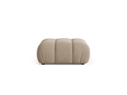 Pouf in Velluto, "Bellis", 1 Posto, 94x94x43 - Beige