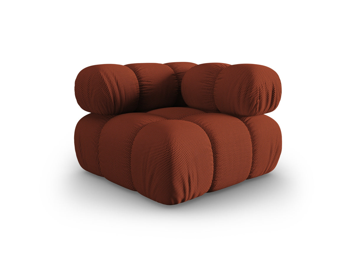 Modulo Angolare, "Bellis", 1 Posto, 94x94x70 - Mattone