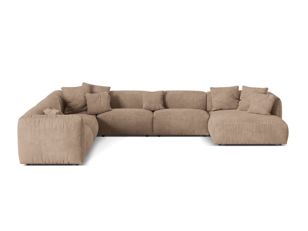 Divano Angolare Componibile XL Martina, 6 Posti, 316x406x75