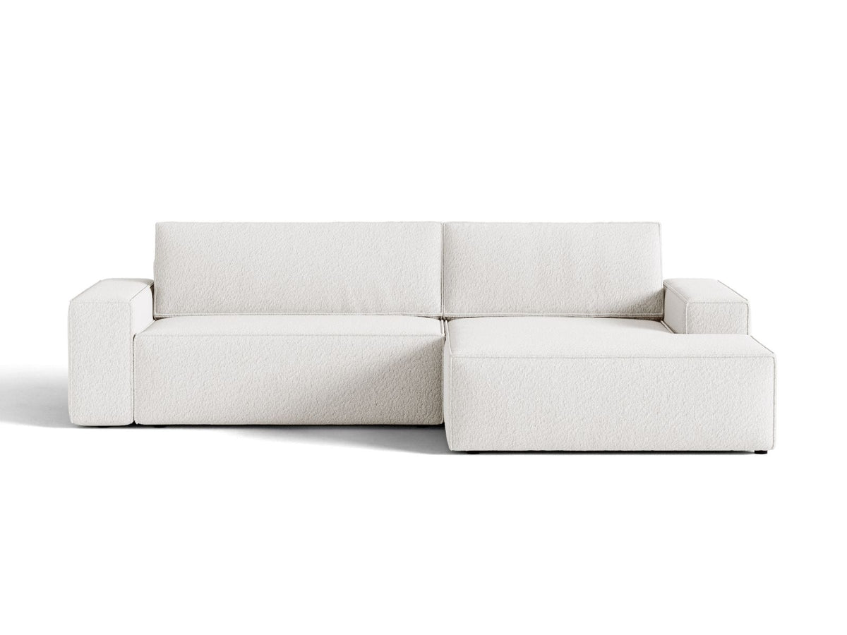 Divano Letto Angolare con Contenitore Jodie, 3 Posti, 151x246x86