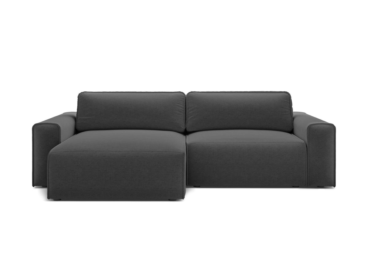 Divano Letto Angolare con Contenitore Victor, 3 Posti, 148x246x83