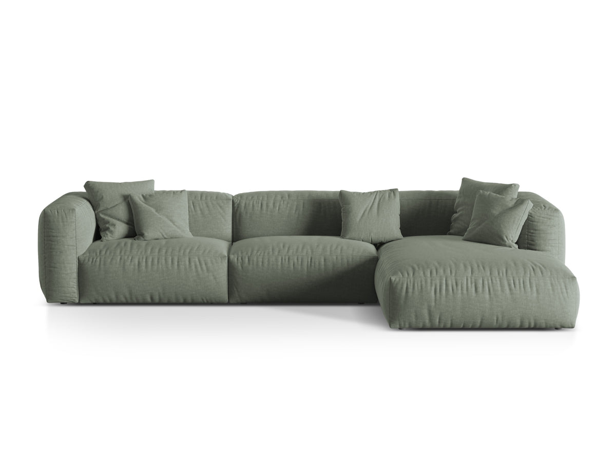 Divano Angolare Componibile XL Martina, 3 Posti, 176x330x75