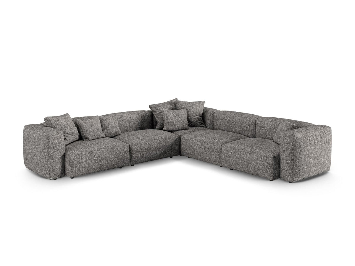 Divano Angolare Simmetrico Componibile XL Martina, 5 Posti, 330x330x75