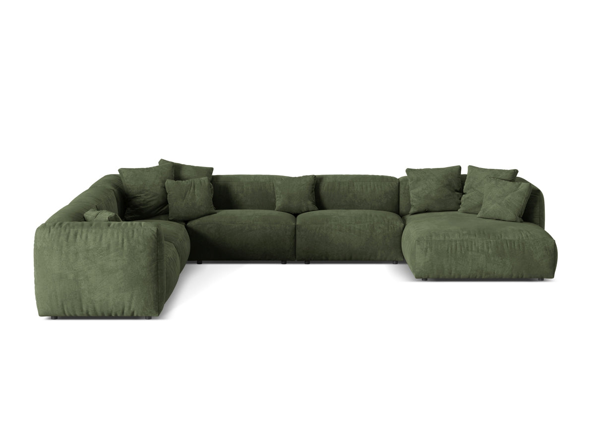 Divano Angolare Componibile XL Martina, 6 Posti, 316x406x75