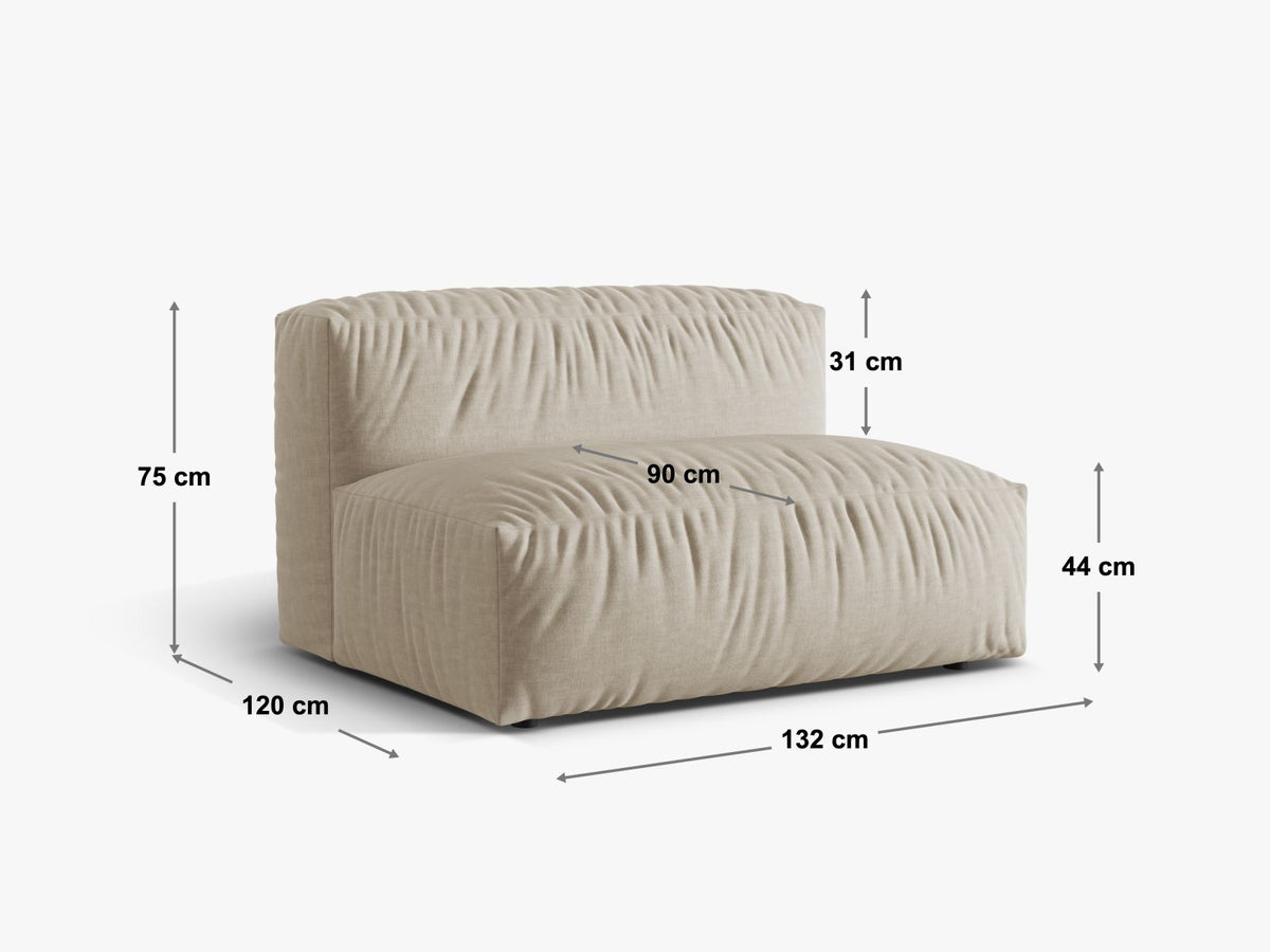 Modulo Singolo Ampio XL Martina, 1 Posto, 120x132x75