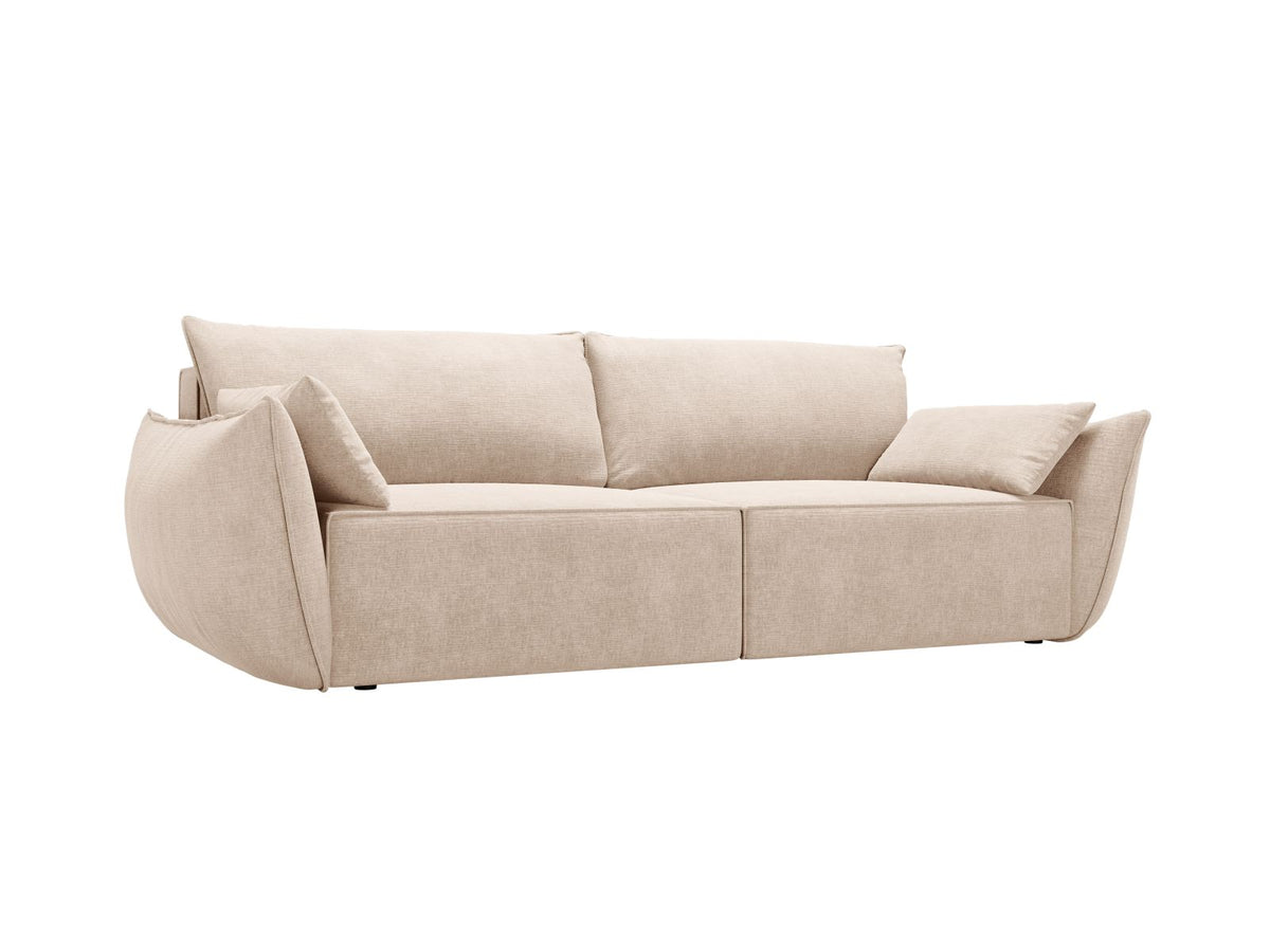 Divano Letto con Contenitore Kaelle, 3 Posti, 103x244x91