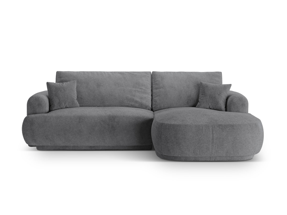 Divano Letto Angolare Componibile con Contenitore Ella, 5 Posti, 174x271x88