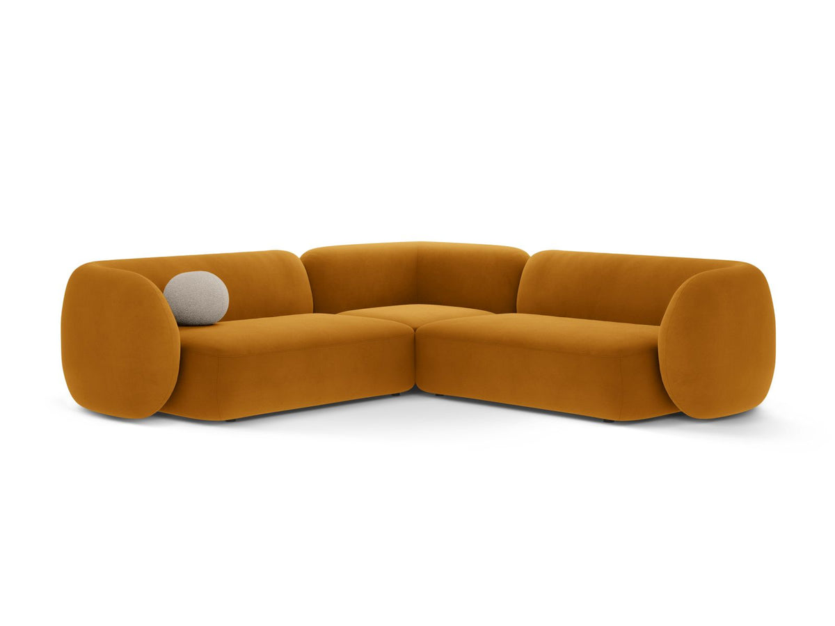 Divano Angolare Simmetrico Componibile Kate, 5 Posti, 252x252x76