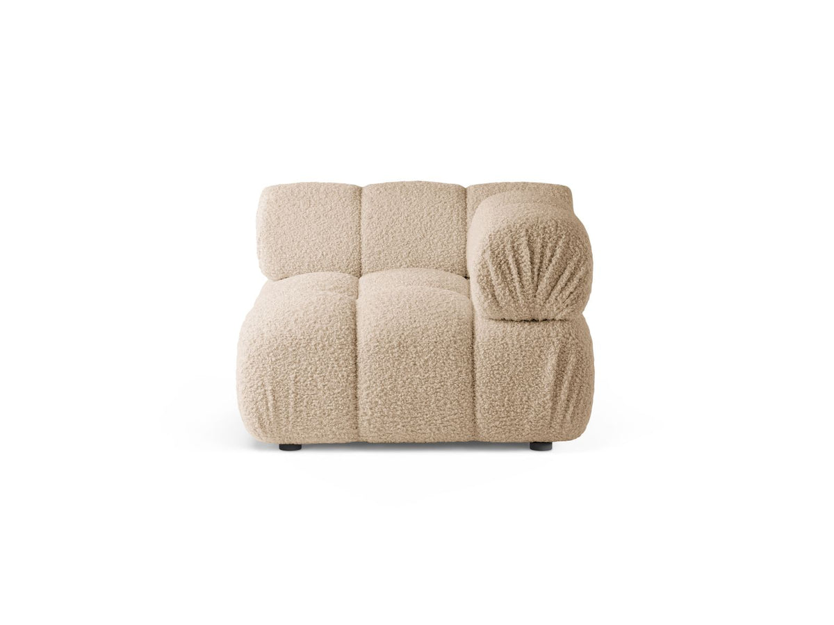Modulo Angolare, "Bellis", 1 Posto, 94x94x70 - Sabbia
