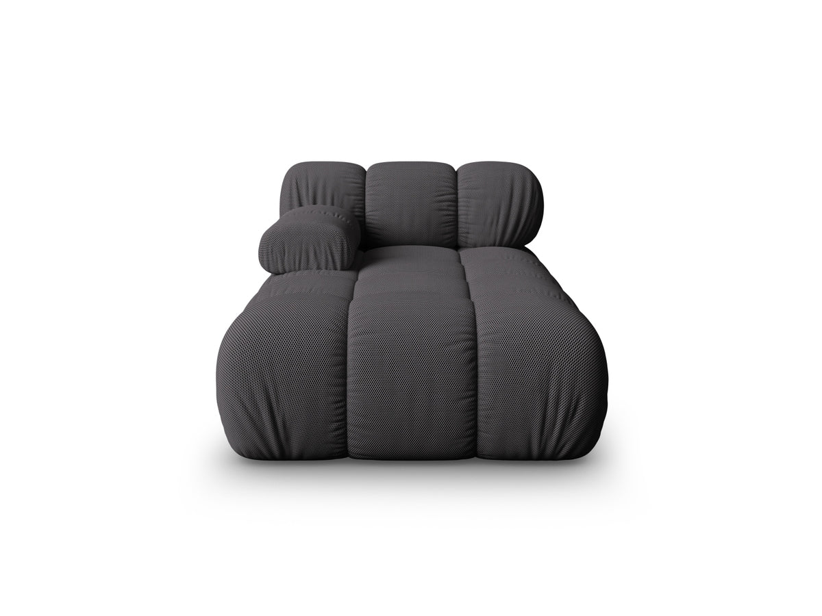 Chaise Longue Sinistra, "Bellis", 1 Posto, 155x94x70 - Espresso