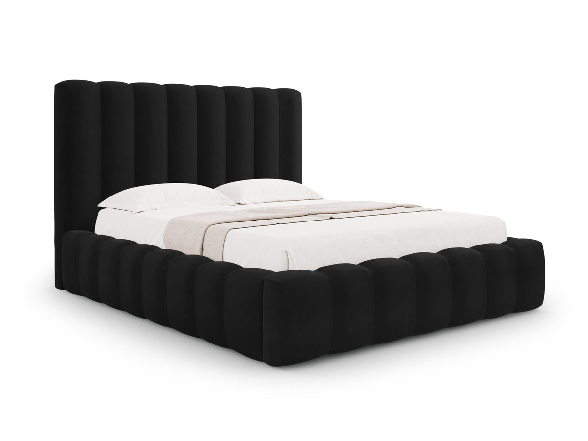 Letto contenitore con testiera, "Kelp", 230x205x125