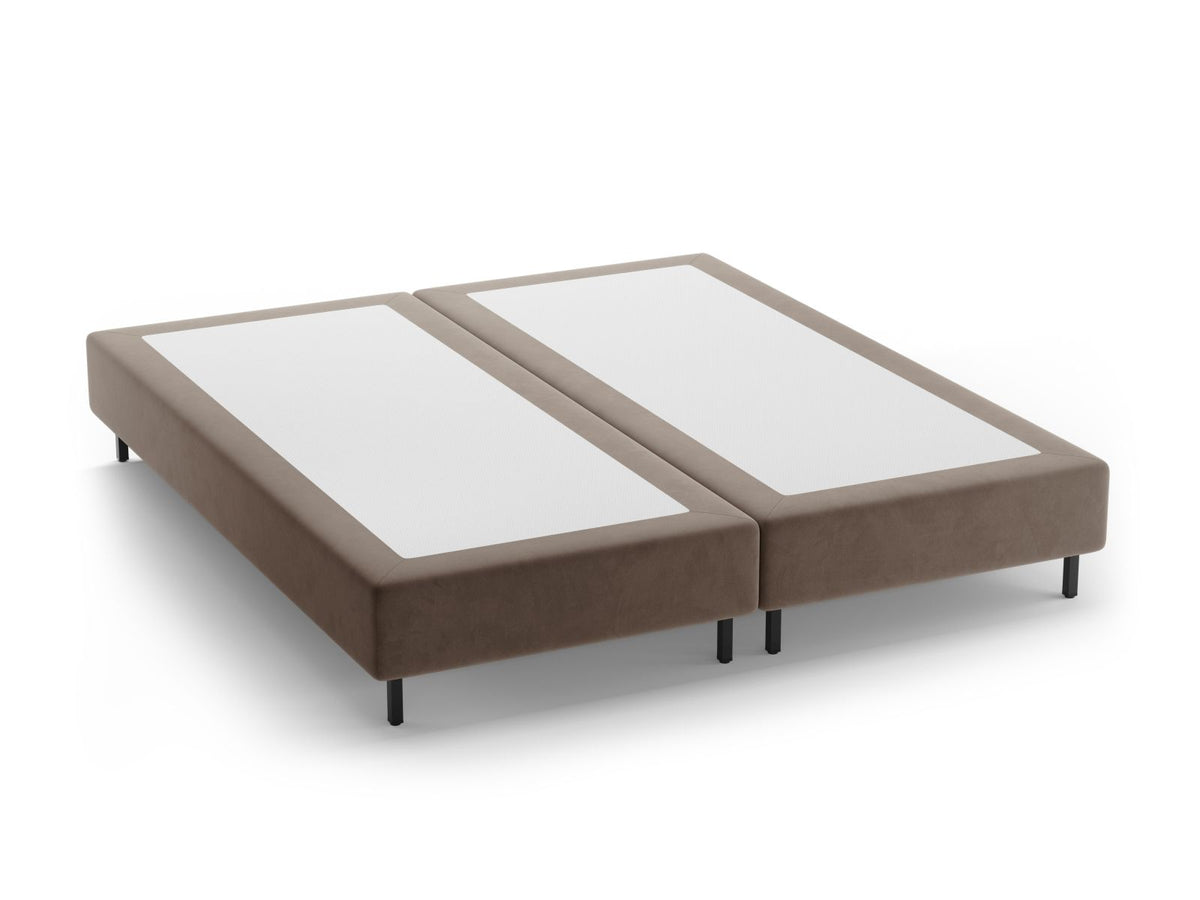 Base Letto Whale Gambe metallo nero - Grigio Caldo 200x200