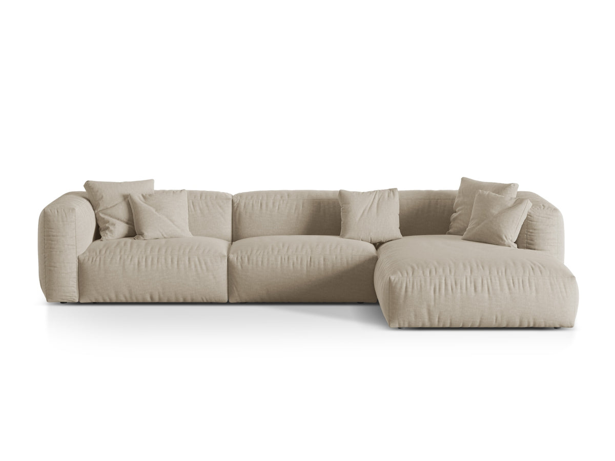 Divano Angolare Componibile XL Martina, 3 Posti, 176x330x75