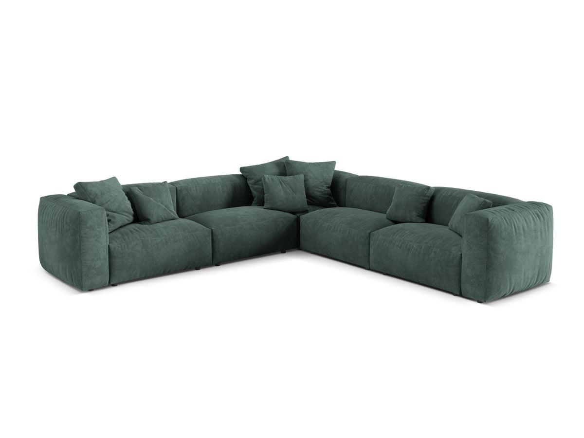 Divano Angolare Simmetrico Componibile XL Martina, 5 Posti, 316x316x75