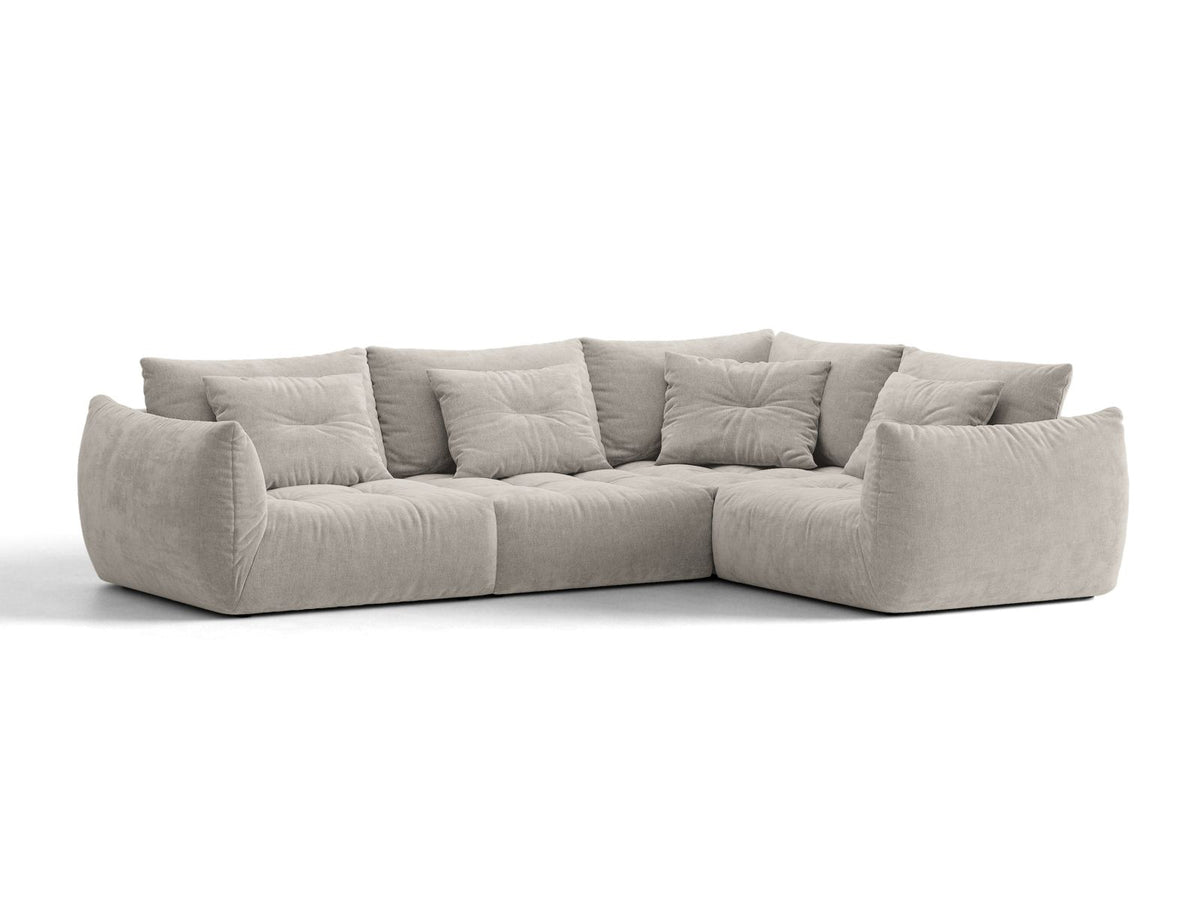 Divano Angolare Componibile Bloom, 3 Posti, 222x316x97