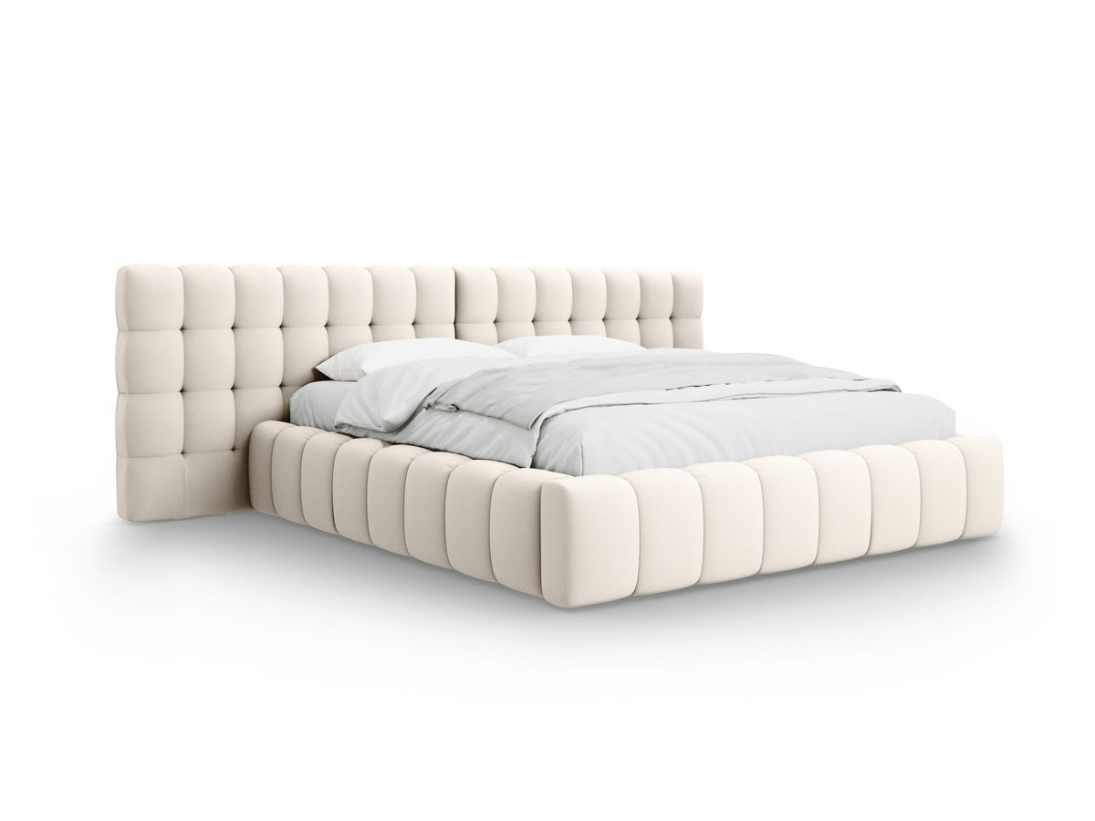 Letto contenitore con testiera doppia, "Mamaia", 230x300x100