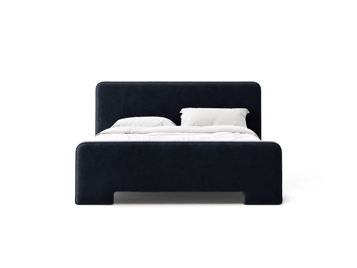 Letto con Testata Eda - Blu Reale 160x200