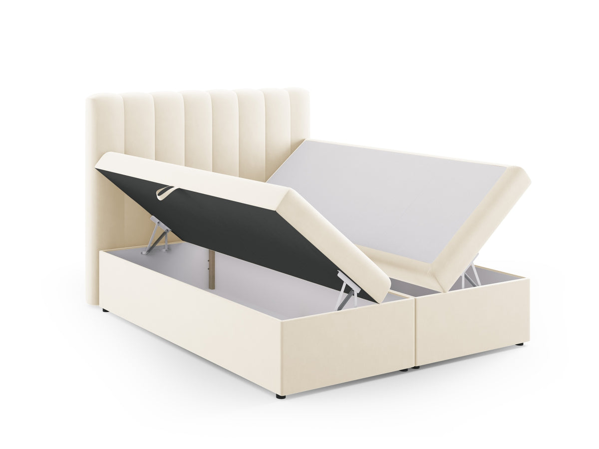 Letto: testiera + molle/materasso + coprimaterasso, "Kelp", 210x160x125