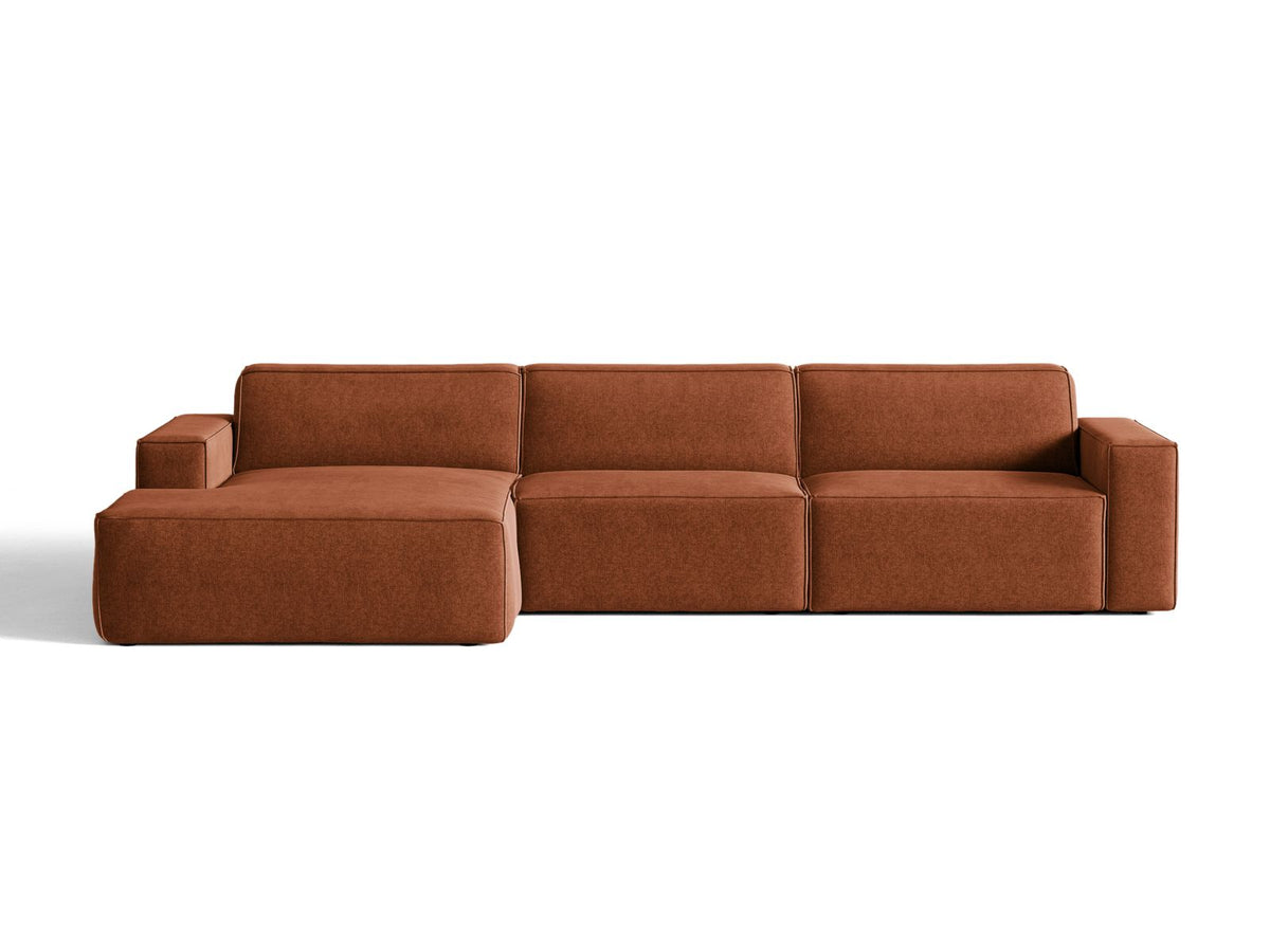 Divano Angolare Componibile Jodie, 4 Posti, 162x284x77