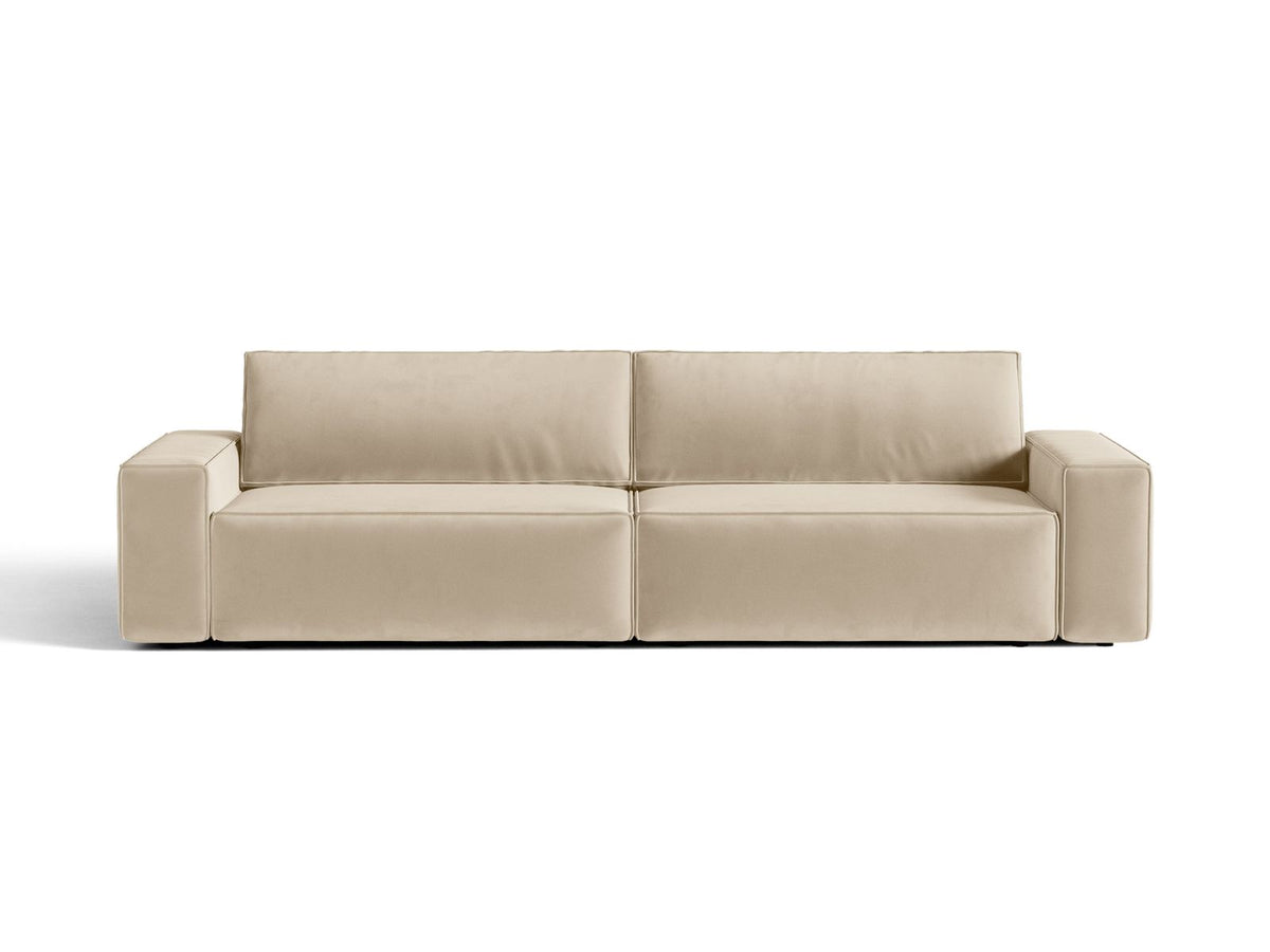 Divano Letto con Contenitore Jodie, 3 Posti, 107x247x86