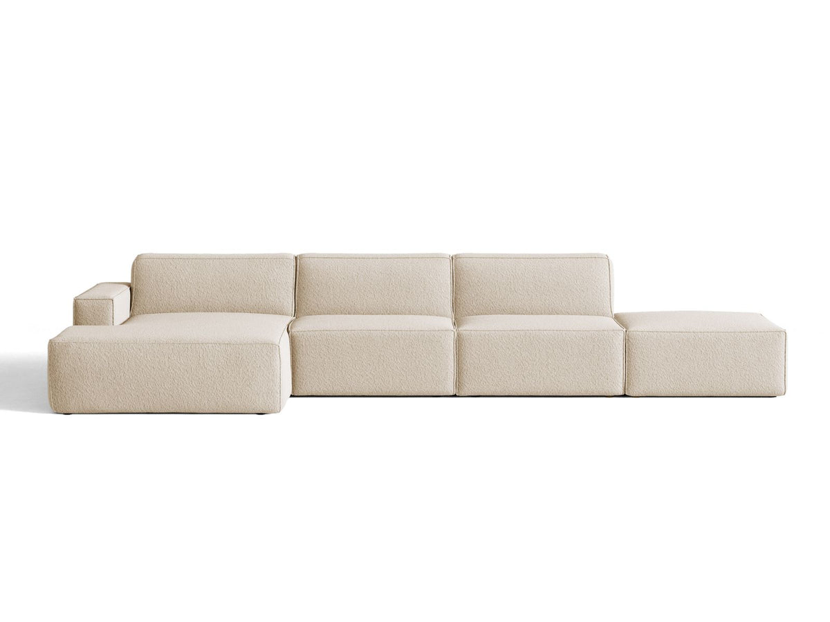 Divano Angolare Componibile Jodie, 5 Posti, 162x341x77