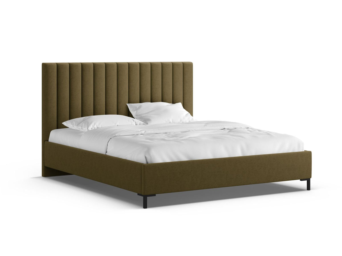 Letto Contenitore con Testata Allison - Verde 140x200