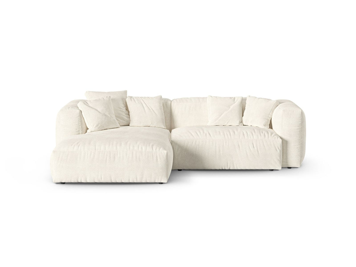 Divano Angolare Componibile XL Martina Seduta Profonda, 2 Posti, 176x280x75