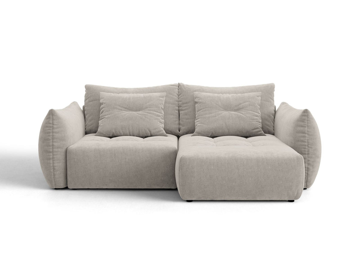 Divano Letto Angolare Componibile con Contenitore Bloom, 3 Posti, 152x250x87