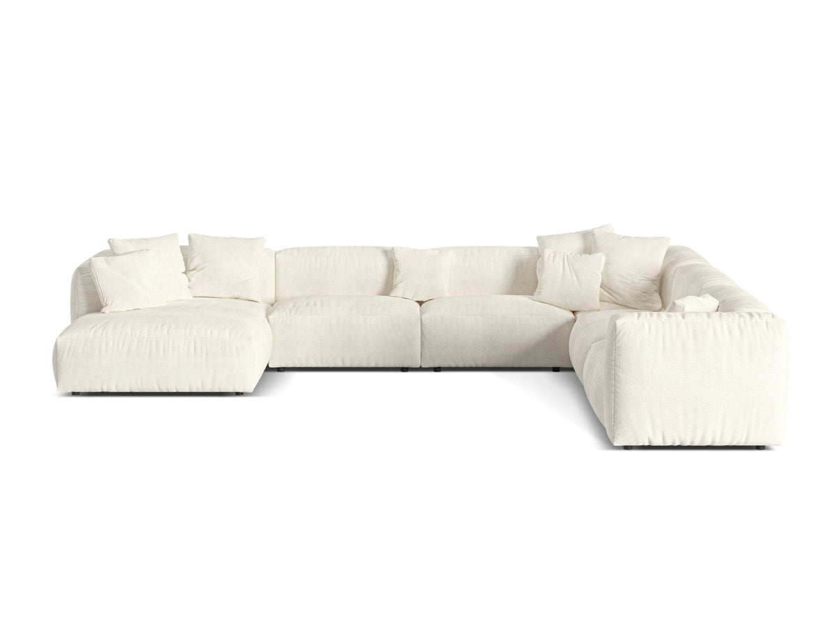 Divano Angolare Componibile XL Martina, 6 Posti, 316x406x75