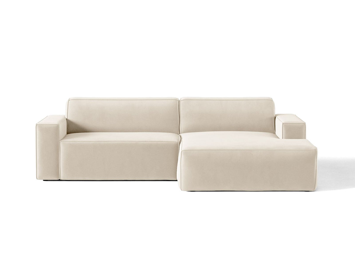 Divano Angolare Componibile Jodie, 3 Posti, 162x224x77