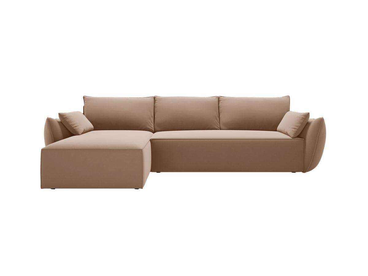 Divano Letto Angolare con Contenitore Kaelle, 4 Posti, 168x262x87