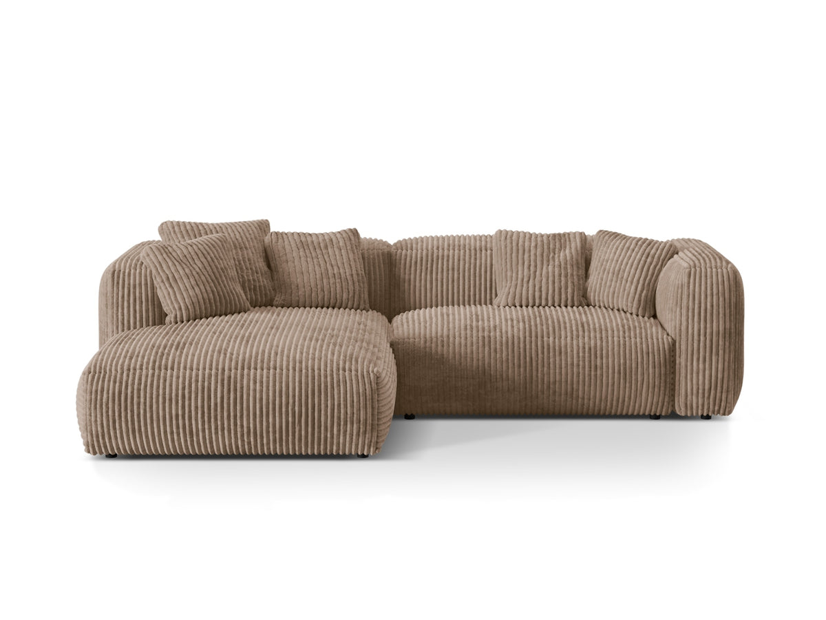 Divano Angolare Componibile XL Martina, 2 Posti, 176x280x75