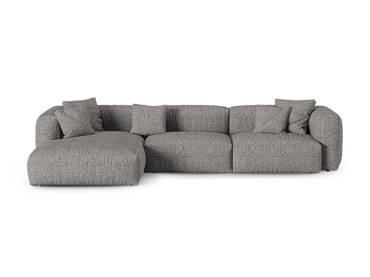 Divano Angolare Componibile XL Martina Seduta Profonda, 3 Posti, 176x330x75