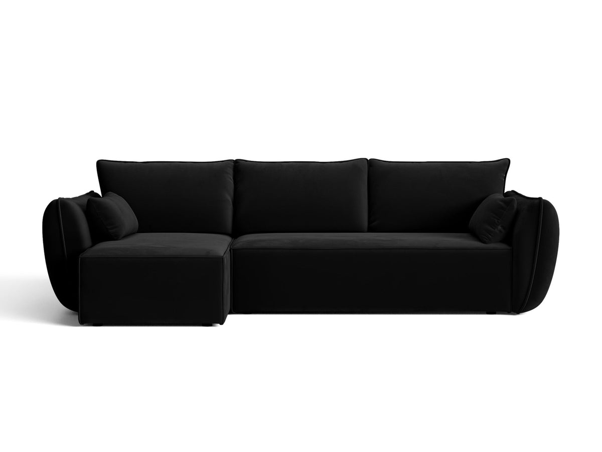 Divano Letto Angolare con Contenitore Kaelle, 4 Posti, 168x262x87