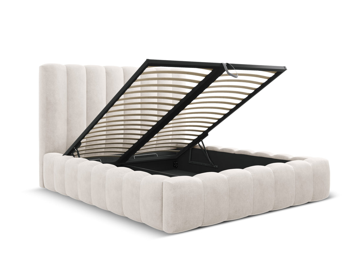 Letto contenitore con testiera, "Kelp", 230x165x125