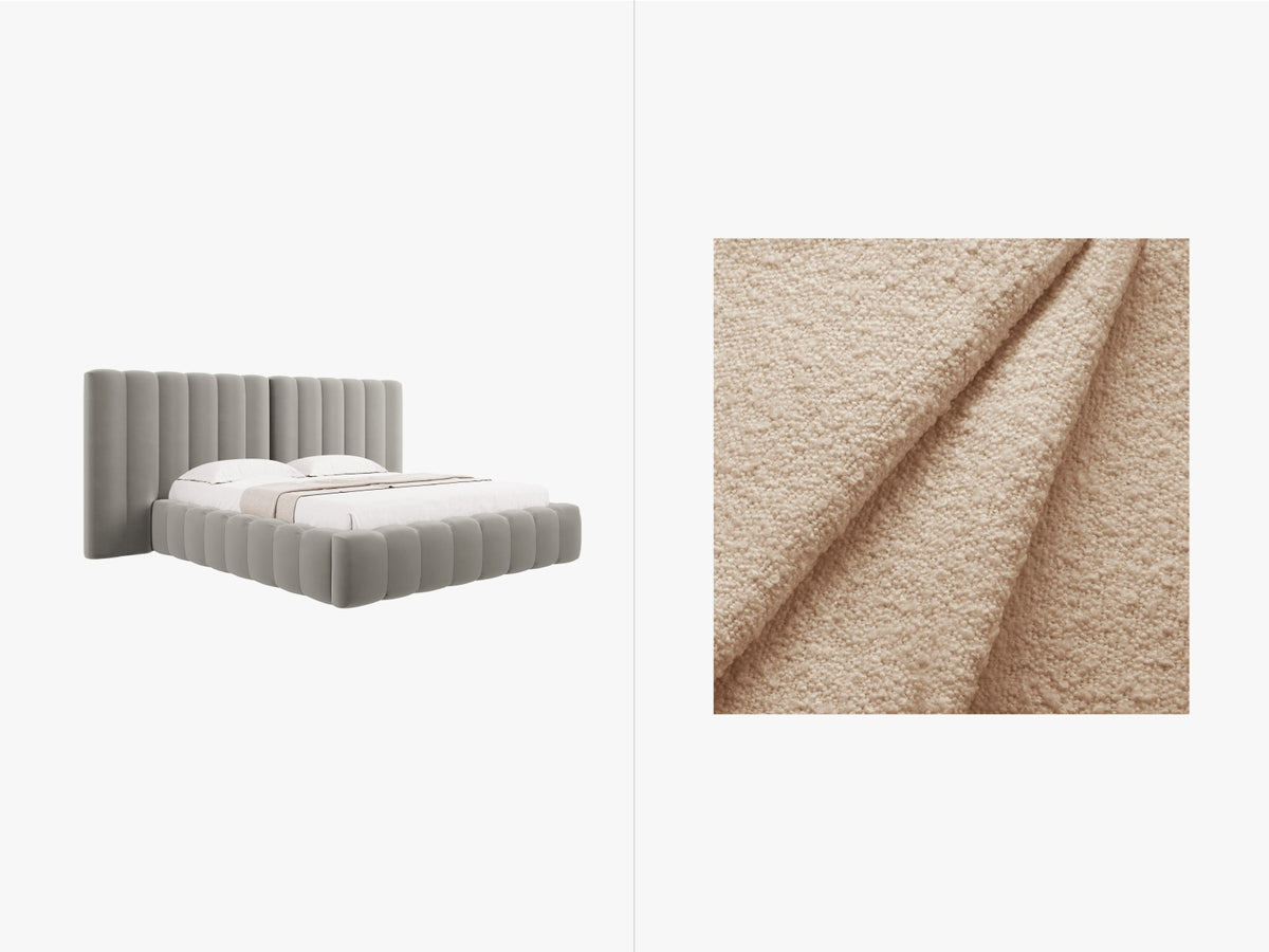Letto Contenitore con Testata Doppia Kelp