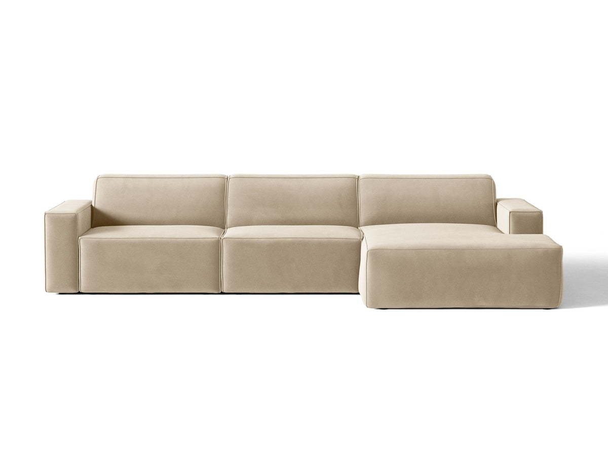 Divano Angolare Componibile Jodie, 4 Posti, 162x284x77